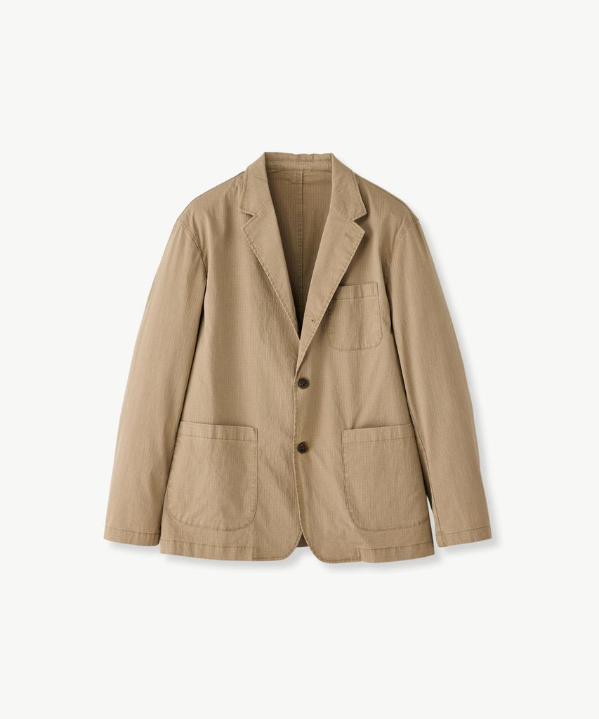 Блейзер Stco Diems из garment-washed рипстопа_Бежевый (негабаритный)_Djaxa64Osd