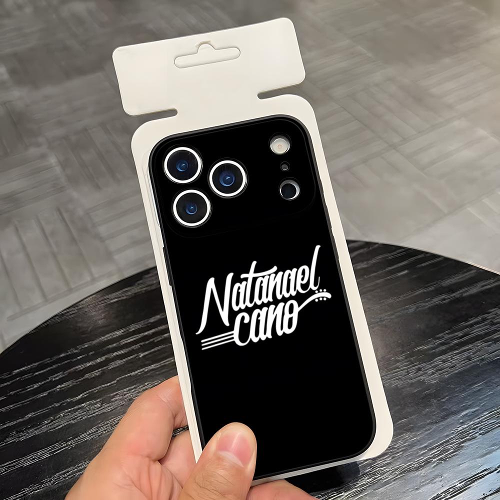 Чехол для телефона N-Natanael Cano Nata Для IPhone 17 Air 16 E Pro Max 15 14 13 Mini 12 Pro 11 Max Plus Черный Мягкий