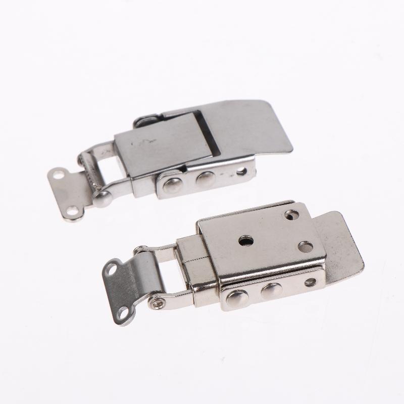 Metal Spring Toggle Latch Lock Long Lasting Reliable Buckle Hasp with Screws for Gift Case Jewelry Organizer Cabinet