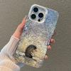 Яркий Ёжик в Тумане Посеребренный Внутри Чехол для Телефона Для iPhone 17 16 15 14 11 12 13 Pro Max Plus X XR XS Max Цветной