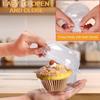 10/50PC With Lids Gift Cupcake Holder Wedding Clear Dessert Donut Muffin Cake Container Party Supplies