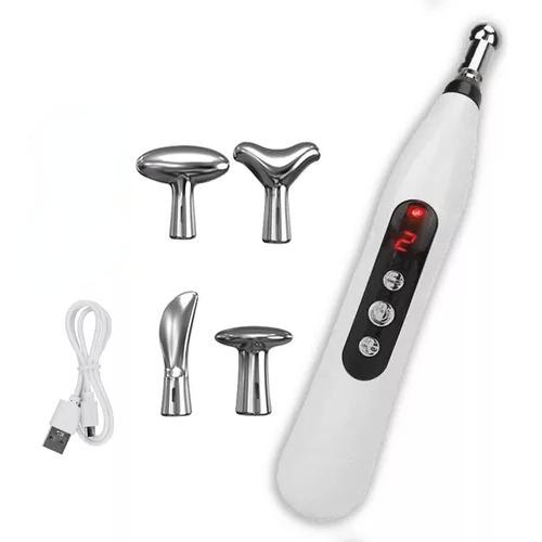 Электронная массажная ручка 5-в-1, ручка для акупунктуры, обезболивающая терапия, батарея/зарядка, мощная энергетическая ручка, инструменты для облегчения боли