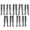 Women Girl Halloween Thigh High Long Stockings Over Knee Costume