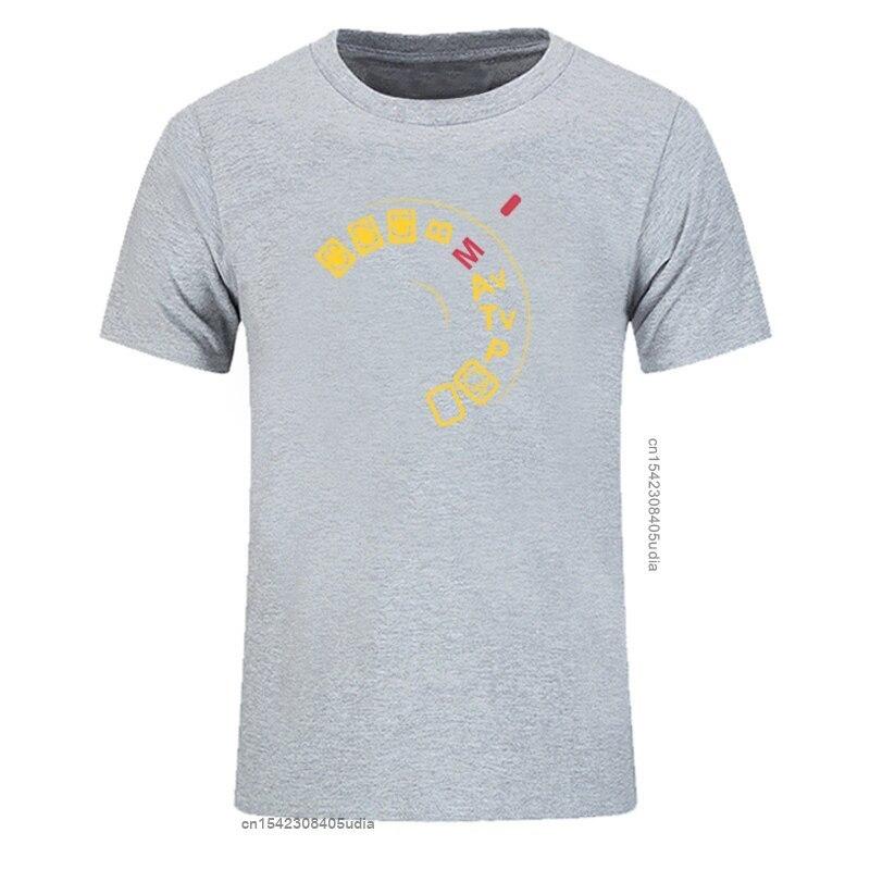 Summer Fashion Camera Button Shoot Manual Tshirts Men Short Sleeve Photography T Shirts Men Camisetas T Shirt Tee Top Clothes