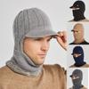 Men's Winter Warm Hat Ear Protection Windproof Neck Mask Knitted Hat