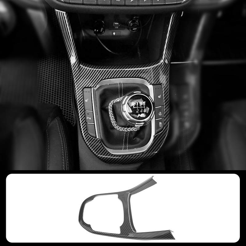 For Hyundai i30 N 2019-2023 Automatic / Manual Gear Shift Cover Interior Refit Accessories Carbon Fiber Style