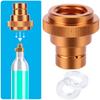 CO2 Quick Connect Adapter Quick Disconnect for Sodastream DUO Terra Art Soda Machine To Bubbler Tr21-4 Cylinder Tank Convertor