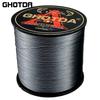 GHOTDA 12-прядная полиэтиленовая плетеная леска 10-80 фунтов 100 м, мультифиламентная леска для ловли карпа в соленой воде