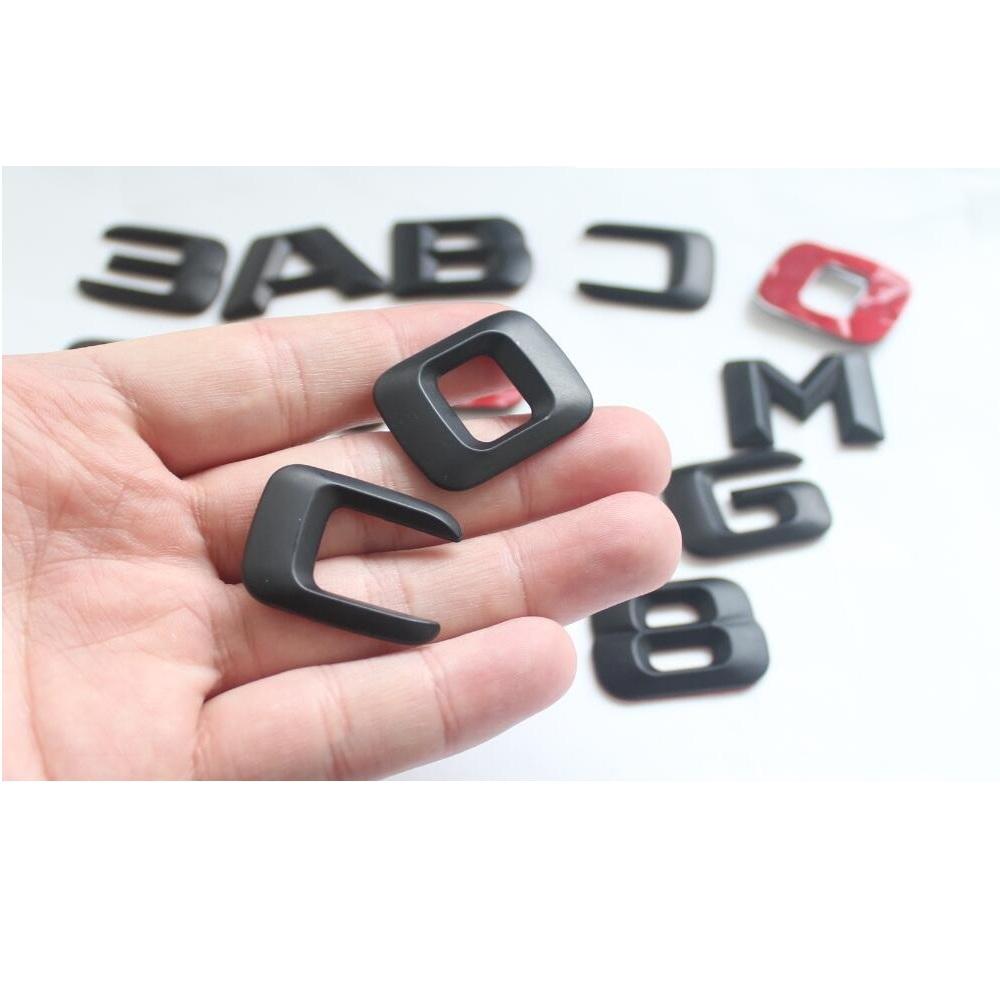 Gloss Black For Mercedes Benz W164 W166 ML55 ML63 AMG ML250 ML280 ML300 ML320 ML350 ML400 ML420 ML500 ML550 4MATIC CDI Emblems