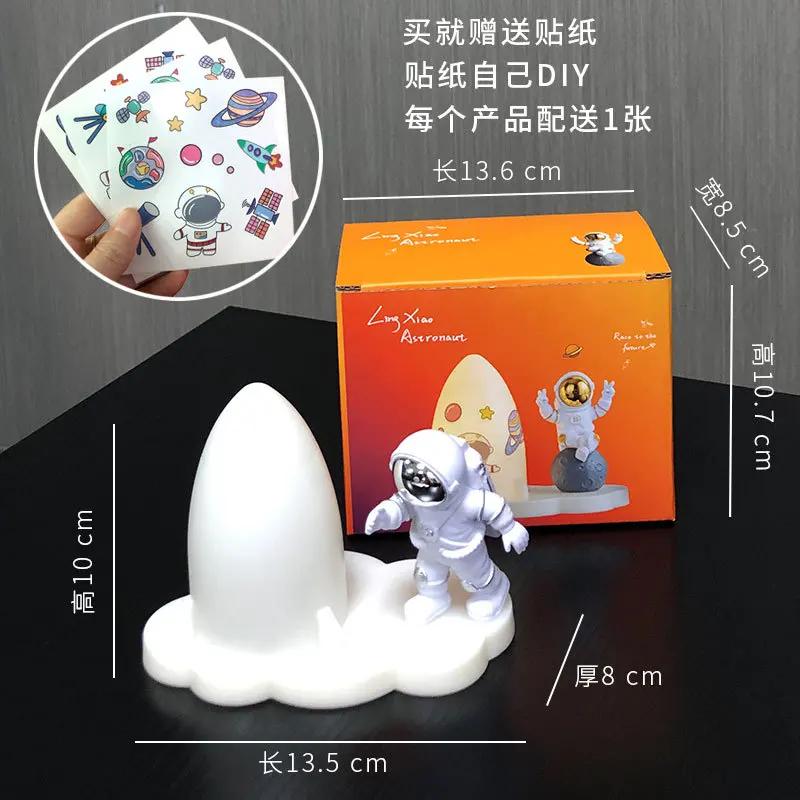DIY Ракета Украшение Спальня Прикроватный Светильник Мини Лампа Космонавт Ночной Светильник Дети Дети Подарок