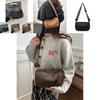 Trendy Pillow Bag For Women In Black Khaki And Brown Stylish Soft Pu Material