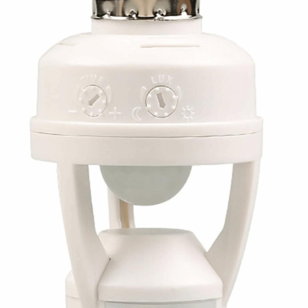 E27 Motion Sensor Light Socket 10-300 Second Delay Smart Lamp Holder Adapter Indoor Use