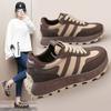 Thick-soled Increase Shoes Women's Sports Shoes 2024 Autumn and Winter New Trend Plus Pile Warm Sports Daddy Shoes