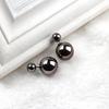 Cute Beans Korean Double-Sided Pearl Ball Earrings - Trendy, Versatile Jewelry