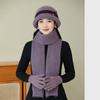 Hat Women's Thickened Warm Knitted Hat Autumn and Winter Cold-proof Curled Faux Rabbit Fur Basin Hat Fashion Wool Hat