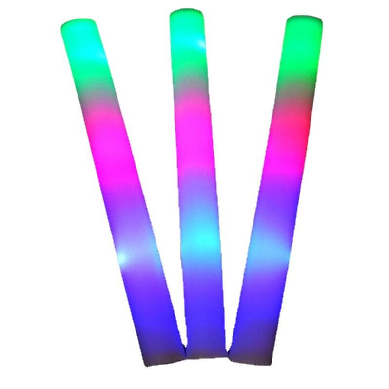 LED Colorful Glow Stick - Customizable Electronic Foam Baton