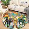 Onepunch Man Round Area Rug Carpet Rug For Living Room Bedroom Sofa Playroom Decor Nonslip Floor Mat