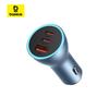 Baseus Golden Contactor Pro Triple Fast Charger 65W Dual Type-C + USB Car Charger