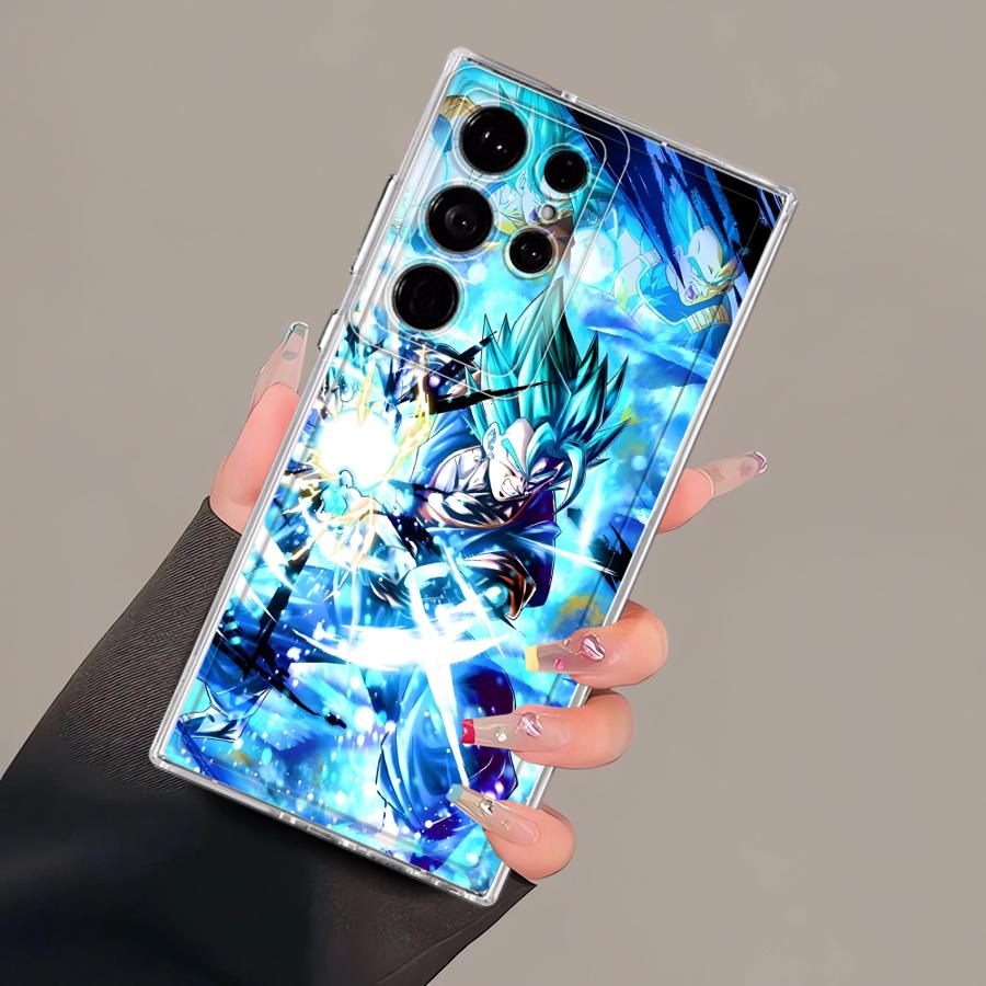Goku Dashing Case for Samsung Galaxy S26 S21 Note 20 Ultra 10 S24 S23 Ultra S22 FE S25 Edge S20 Plus Phone Cover