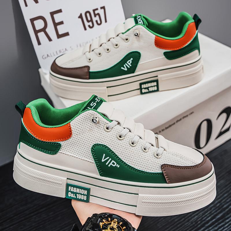 Мужская мода, повседневная низкая обувь для скейтбординга, удобные кроссовки для мальчиков, студенты, трендовая мягкая подошва, классическая дышащая нескользящая спортивная обувь