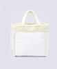 Официальная сумка-тоут SMALL TWO WAY DENIM White Sherpa [LeSportsac] TOTE/1559 Женская джинсовая/кремовая