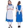 Alice In Wonderland Maid Dress Alice Dark Blue Dress Children's Adult Performance Dress