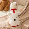 Cat Clothes Autumn and Winter Cute Bear Arctic Velvet Kitten Puppy Two-legged Velvet Coat Can Pull Pet Cat Clothing