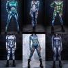 3D цифровая печать сценических костюмов для взрослых Хэллоуин Мероприятие Карнавал Тематическая вечеринка Костюм для косплея Костюм для ролевой игры Комбинезон