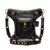 Street Trend Ladies' Single-shoulder Bag with Skull Rivets, Crossbody Motorcycle Bag, Mobile Phone Waist Bag
