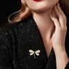 Senior Brooches Flower Leaf Brooch Pins for Women Suit Pendant  Fashion Brooches Jewelry