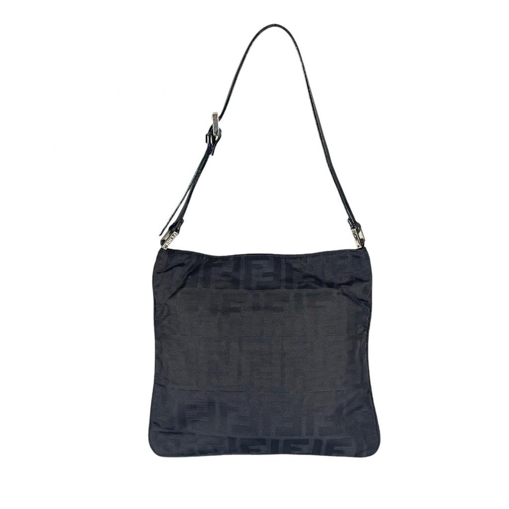 FENDI Zucca Handbag black Women used
