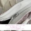 Ribbon Tote Bag Shoulder Bag Lace Large Capacity A4 Feminine Lightweight Commuting to School Travel [PETITCHOU] (White)