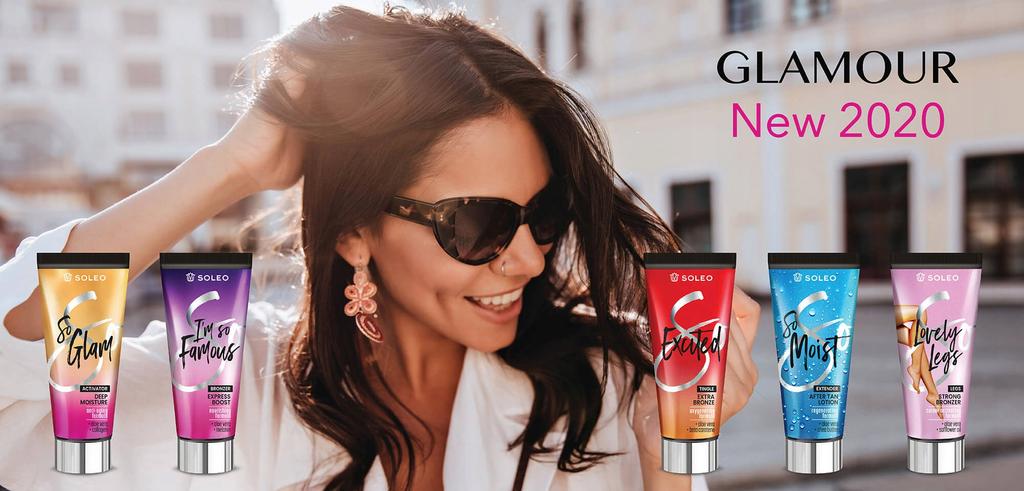 Soleo Excited Bronzer Tingle Warming Tanning Lotion X3pcs