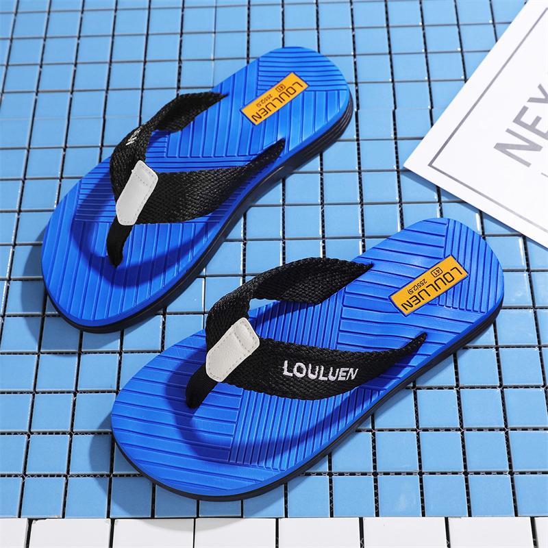 Модные мужские шлепанцы, модные мужские пляжные сандалии, мягкие летние тапочки для отдыха на открытом воздухе, размер 39-45