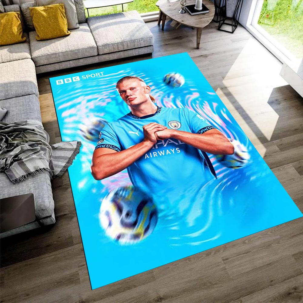 Haaland Area Rug Perfect for Kitchen Decorate room Study room Hallway Antislip Carpet Anime Office Decor Perfect Birthday/Christmas Gift Idea