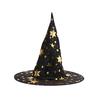 2Pcs/Set Kids Childrens' Halloween Costume Witch Cloak Cape And Hat Cosplay Prop