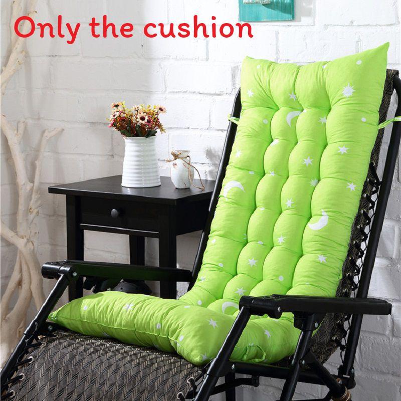 Outdoor Summer Lounge Chair Cushion With Polyester Fabric For Beach And Patio Use