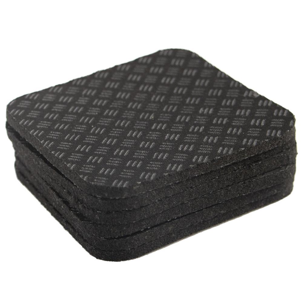 6 шт. Силиконовые коврики для беговой дорожки Коврики для беговой дорожки Многоцелевые коврики для тренажеров Снижение шума для ходьбы, беговой дорожки, велотренажера