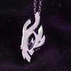 Мультяшный Курома Тонг Сакура Сердце Ночи Кулон Второе Измерение Аниме Периферия Додзин Ожерелье Подарок Цепочка для свитера