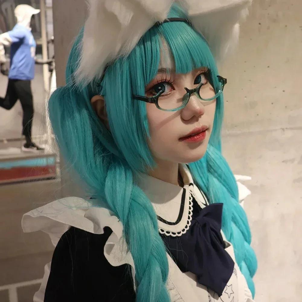 Аниме-персонаж Камиширо Ризе Косплей Красные очки Акеми Хомура Ролевая игра Полуоправа для очков без линз Аксессуары Очки