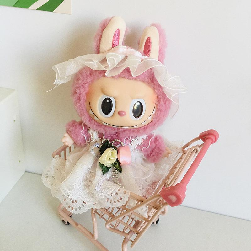 Cute 17cm Vinyl Plush Doll Outfits Blind Box - LaBuBu Pendant Dress Accessories