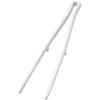 Silicone Cooking Tongs, White, 6cm W X 2cm D X 28cm H, Tower Shape, Non-Slip, Heat Resistant, 5195
