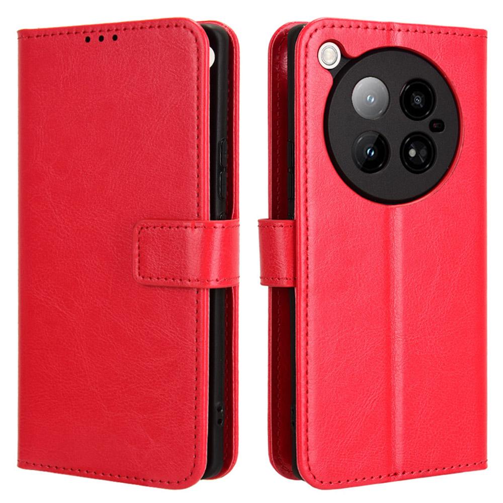 For Infinix Zero 40 4G X6860 Case Crazy Horse Texture PU Leather Phone Wallet Cover
