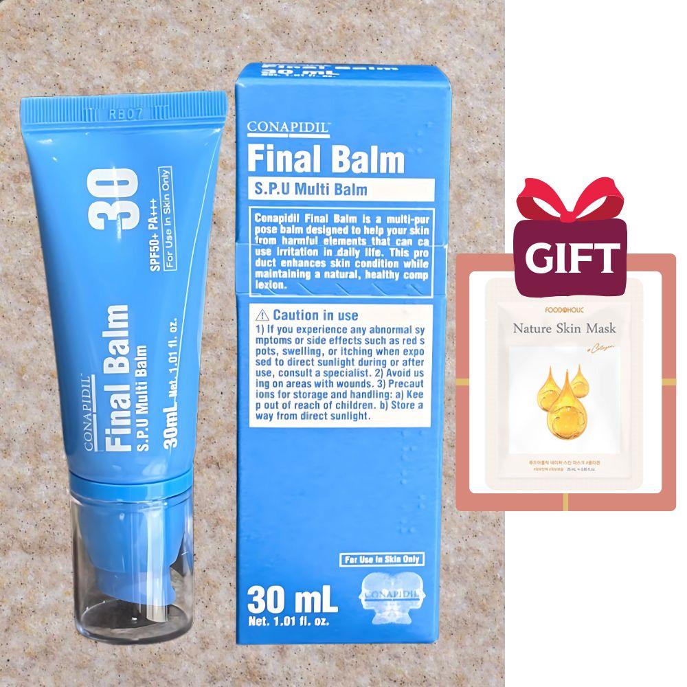 CONAPIDIL Final Balm 30ml - Triple Functional Daily Skin Guard Multi-Balm (SPF 50+ / PA+++) with NB P-Complex™ & Pro Bio Complex