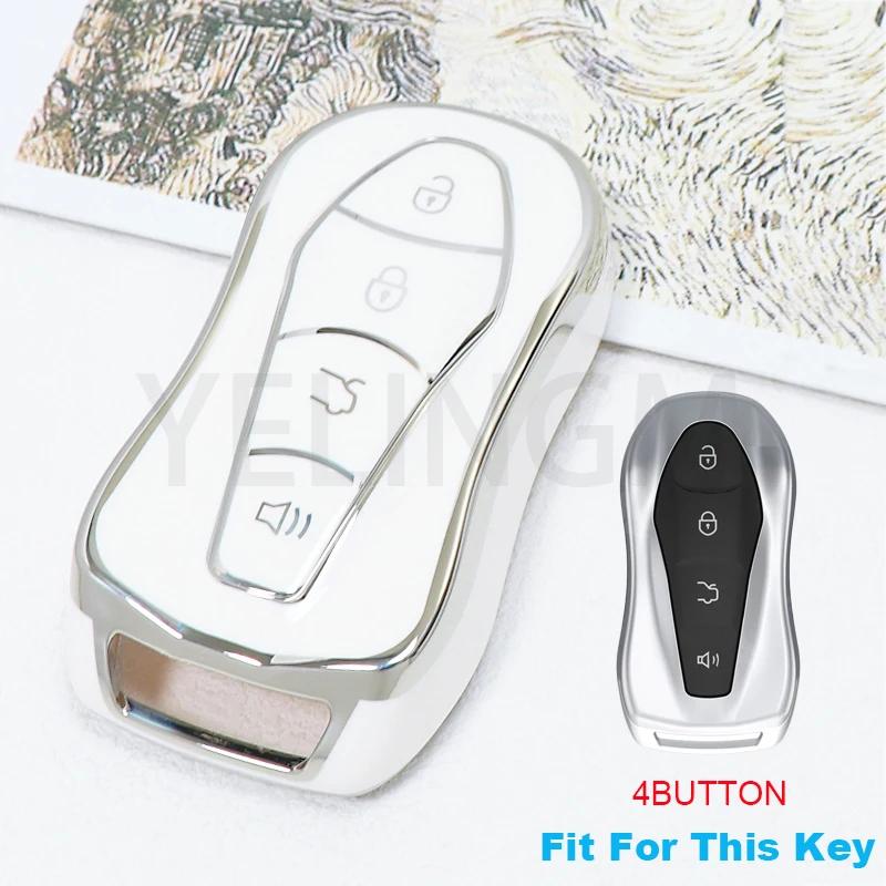 NEW TPU Car Remote Key Case Cover For Geely Azkarra FY11 Atlas Pro New Emgrand GS X6 SUV EC7 Protected Shell Fob Accessories
