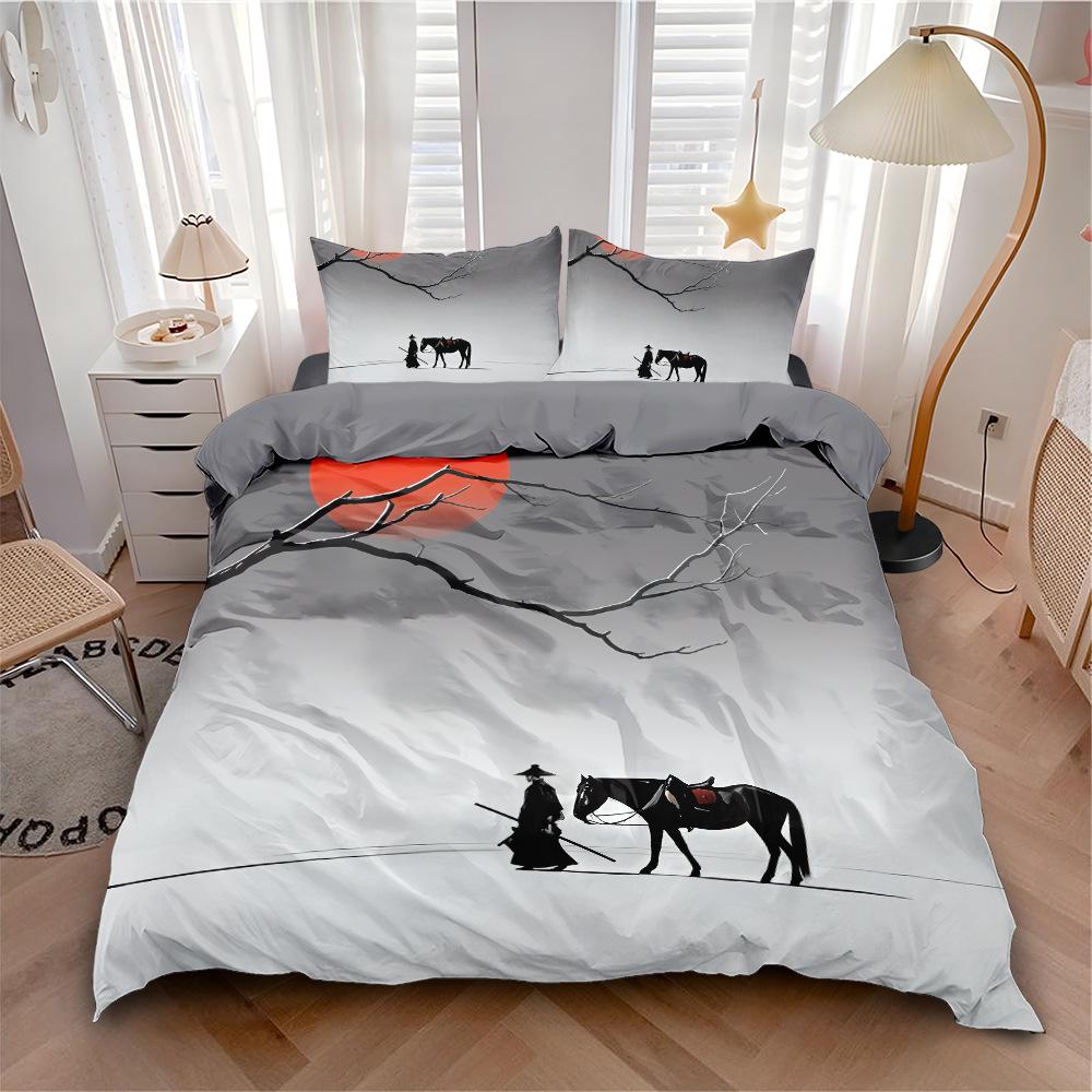 Роскошный 3D Изысканный Постельный Комплект с Лошадьми Королева Кинг Двуспальный Комплект Пододеяльников Животное Лошадь Постельное Белье Удобный Пододеяльник Комплект Постельного Белья