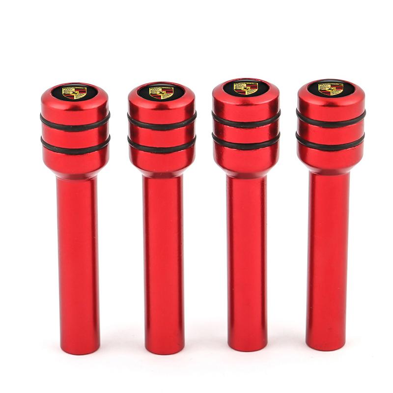 AFUHD1 4pc Car Door Lock Pins Screw Knob Button Handle For Porsche Panamera Spyder Carrera Macan Boxster Cayman Cayenne 911 970 981 991