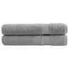 Premium Sauna Towels SOLUND 2 Pcs. Gray 80x200 cm 600 g m²