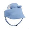 Детская защитная шляпа Мультяшный мягкий протектор для головы для ходьбы ползания игры синий