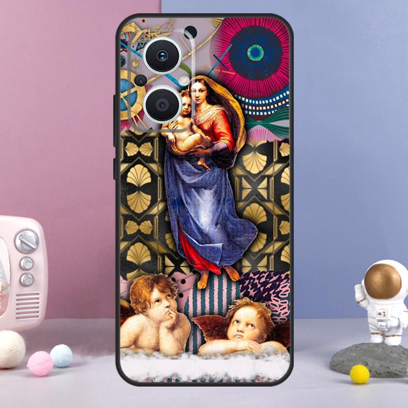 Искусство эпохи Возрождения Картина Чехол Для OPPO Reno 8 Lite 11F 12F 13F 14F 10 11 12 13 14 Pro OPPO Find X9 X5 X6 X8 Pro Чехол